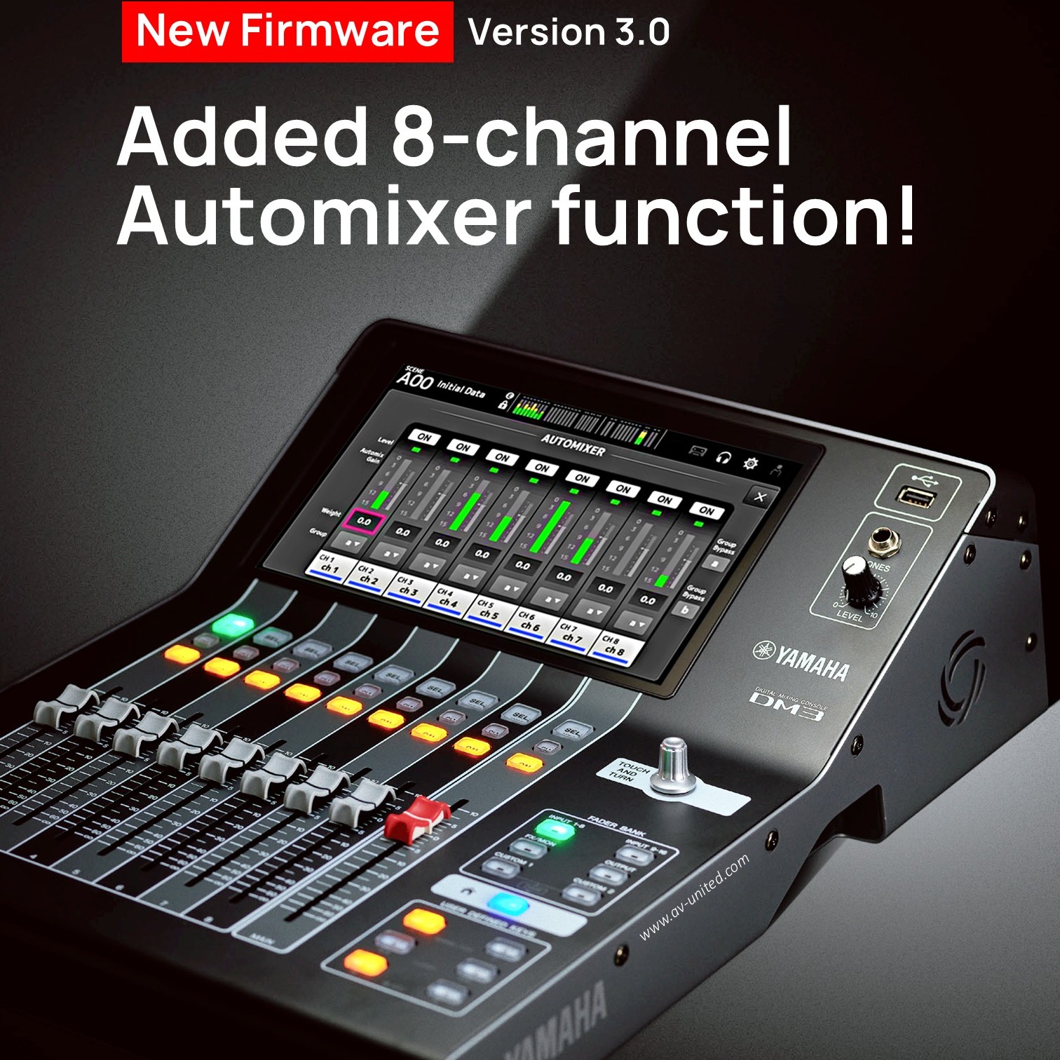 Yamaha DM3 Gets Automixer Firmware Update!